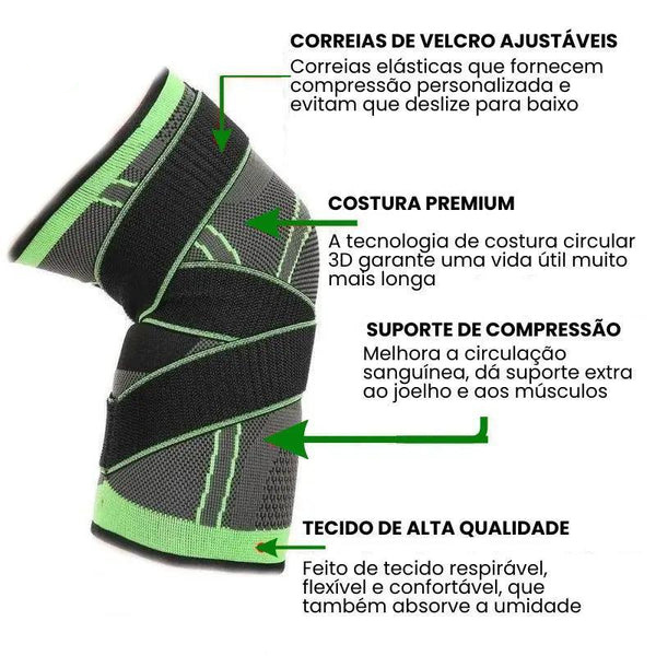 Imagem de joelheira em uso